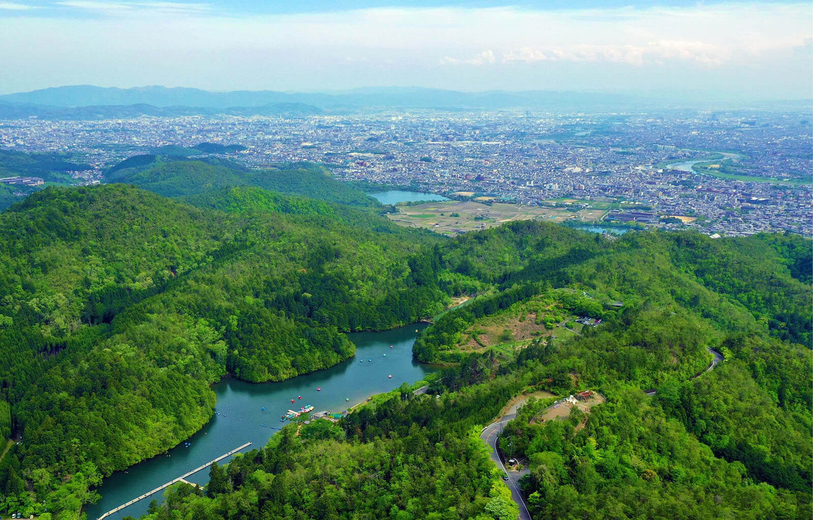 京都市内から40分で到着